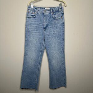 NEW Rails Sunset High Rise Crop Flare Jeans Blue Women's 29